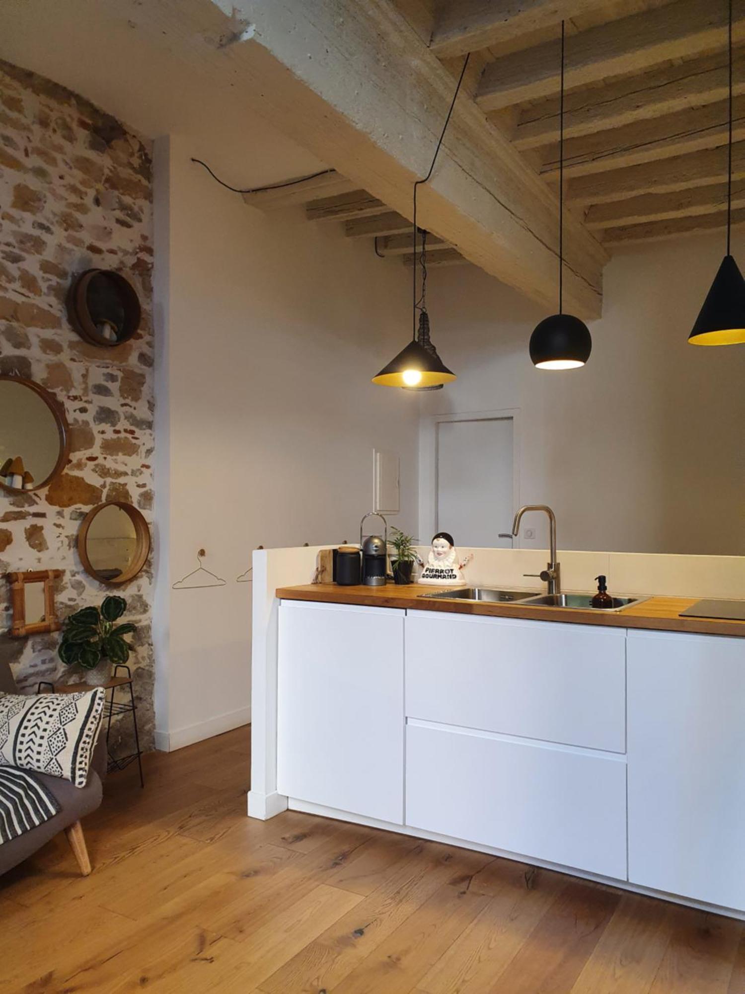 Le Jardin Suspendu Vieux-Lyon - Option Garage Apartment Phòng bức ảnh